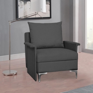 Rozkládací multifunkční křeslo + postel BARON - Šedá