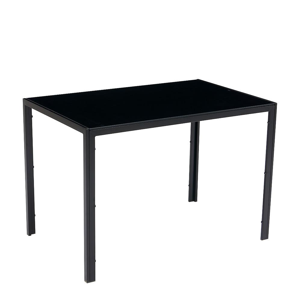 Jedálenský set 4x stolička + stôl Catini Austin - Čierna