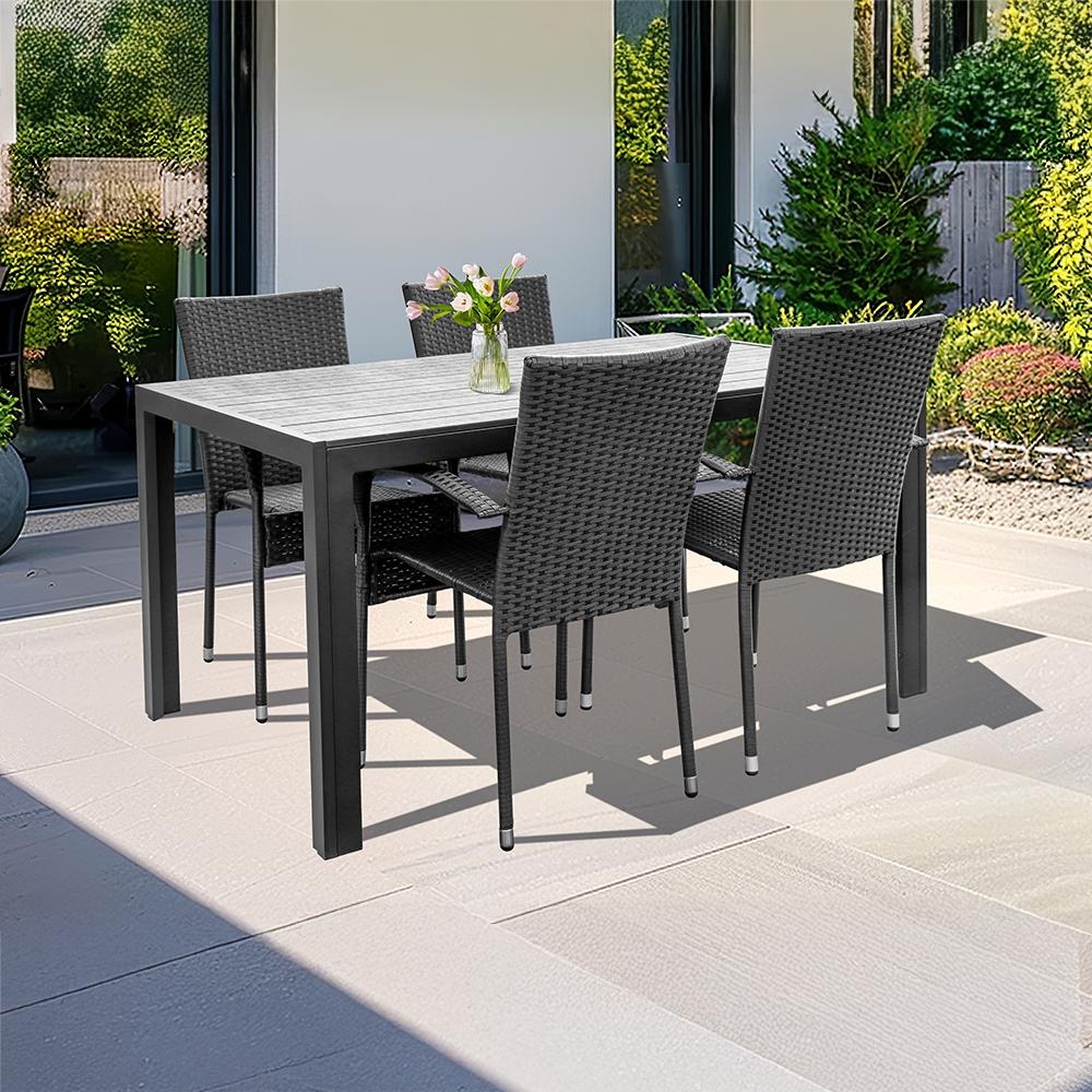 Set záhradného nábytku VIKING L + 4x PARIS