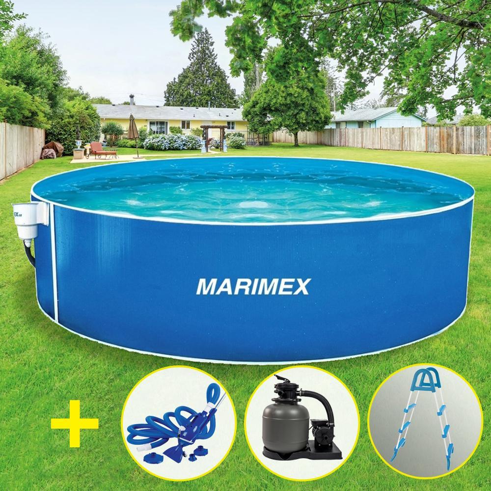 SET Bazén Marimex Orlando 3,66 x 0,91m + skimmer, filtrácia, schodíky a vysávač