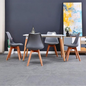 Set jídelního nábytku stůl Catini TABERG + 4ks židle šedá