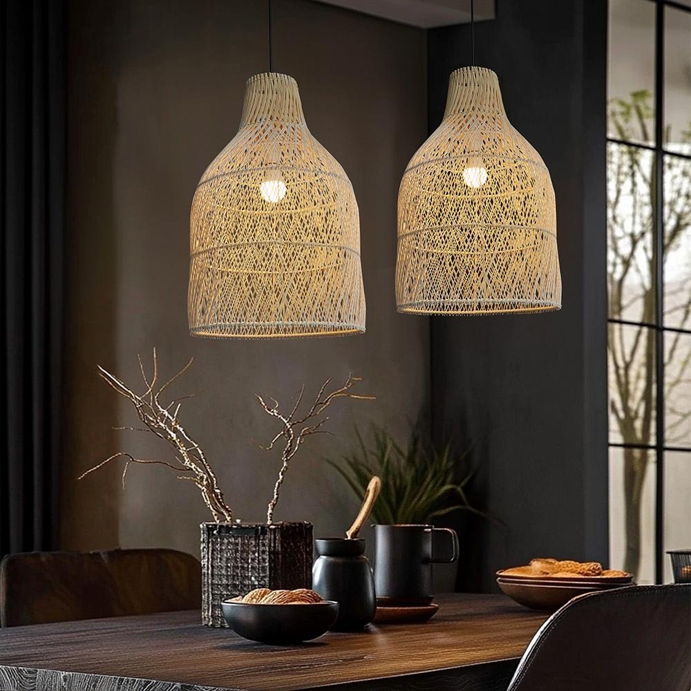 Ratanové závesné svietidlo LF10-L prírodné