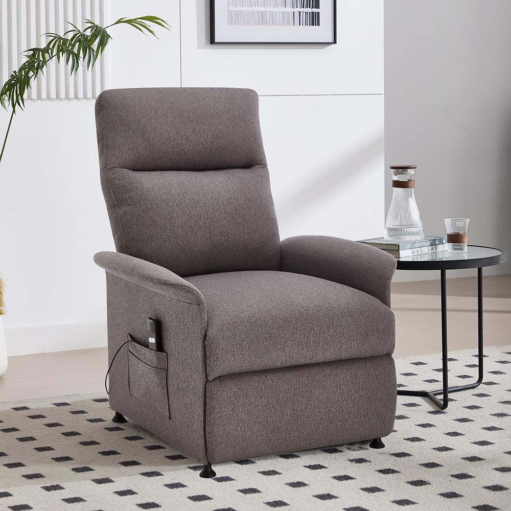 Elektrické relaxačné polohovateľné kreslo Catini ELYSIO hnedá