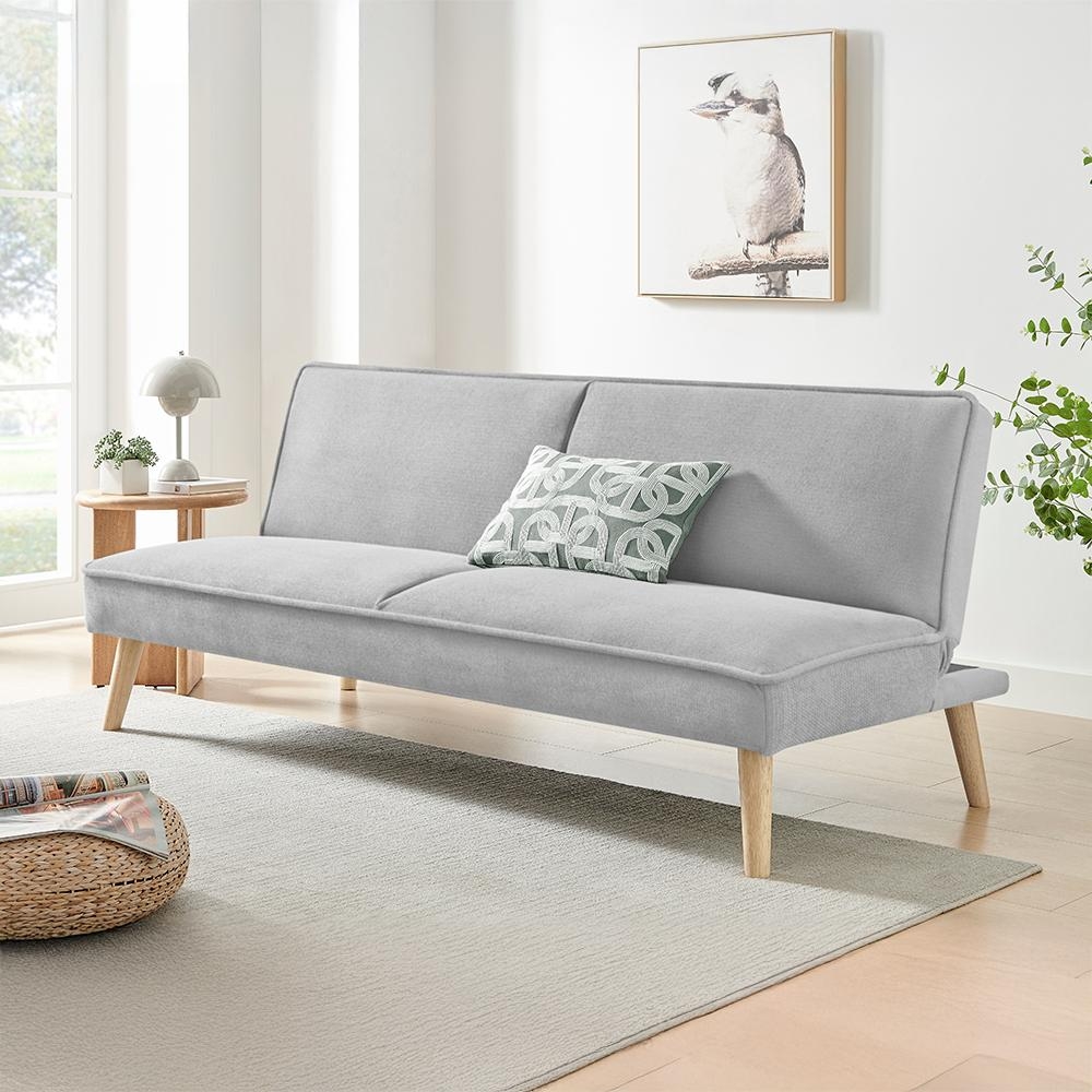 Rozkladacia pohovka Catini KIRA - striebornosivá