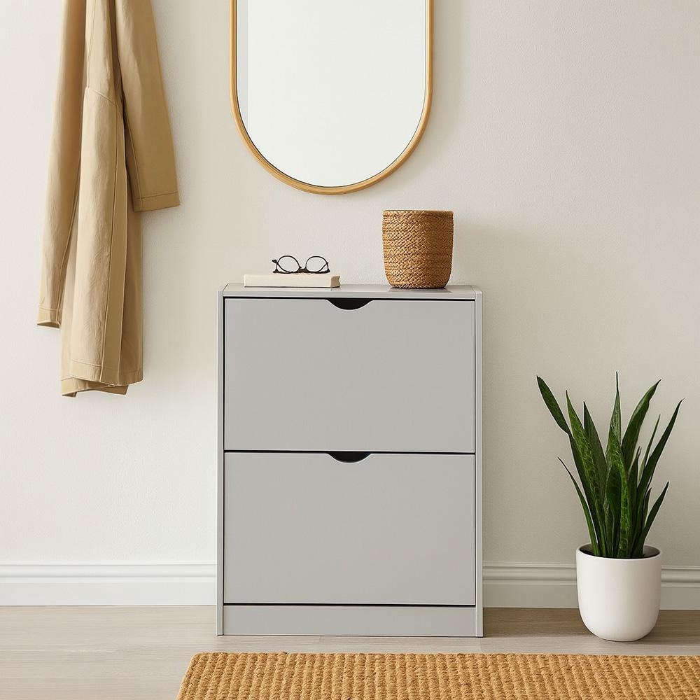 Botník AVENBERG SLIM FLIP 2 sivý