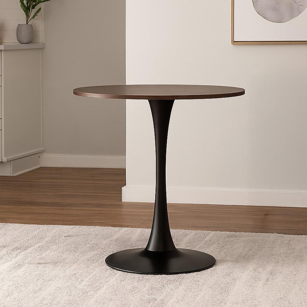 Jedálenský stôl AVENBERG ORBIS Ø80 hnedý