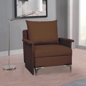 Rozkládací multifunkční křeslo + postel BARON - Hnědá